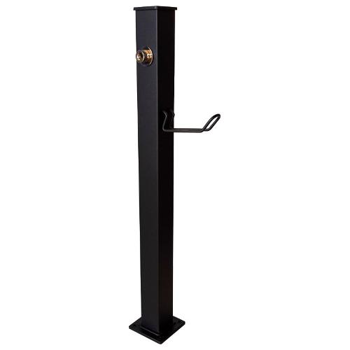 Garden Fontana da esterno senza rubinetto SMART Antracite (8x8x100 cm)