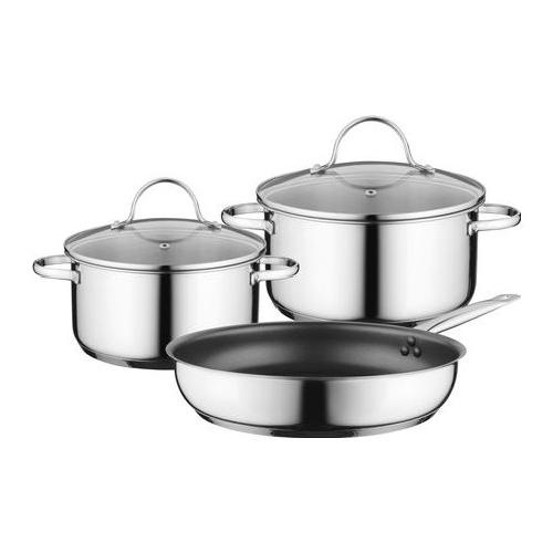Cme Batteria pentole Inox 5 pz Cromo lucido HEZ9SE030