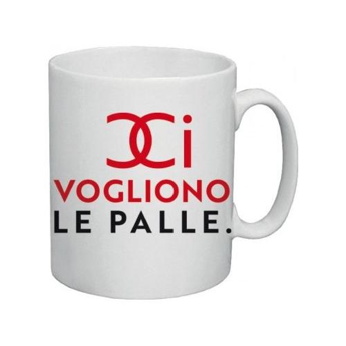 Marpimar Tazza mug Ceramica (325ml) Ci Vogliono Le Palle GOOD MORNING 20TT38