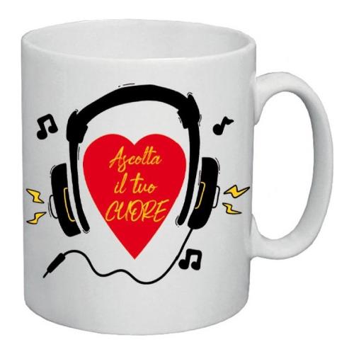 Marpimar Tazza mug Ceramica (325ml) Ascolta il Tuo Cuore GOOD MORNING 20TT25
