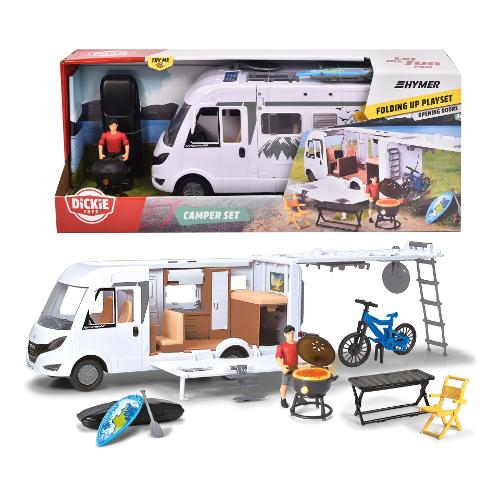 Dickie Set Camper 1:24 + Personaggio e Accessori - 203837021