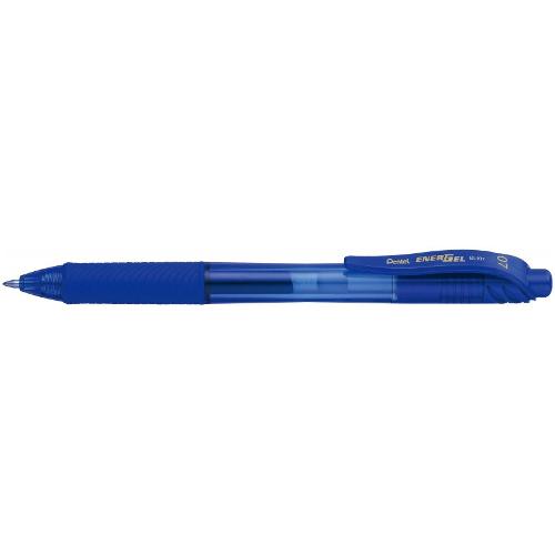 Pentel Penna sfera roller scatto ENERGELX tratto Medio - 0,7 mm Blu gel 0X19067