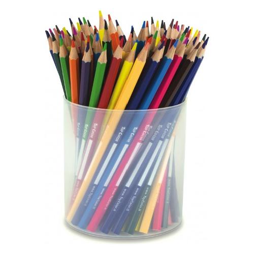 Toy color Set matite colorate classiche sezione esagonale 84 pz Colori assortiti 0056