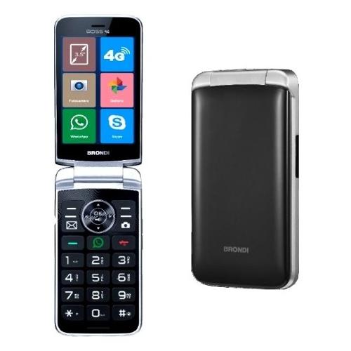 Brondi Smartphone 3,5" BOSS 4G 4G Lte Nero ( 4GB Ram 150mAh ) 10278000