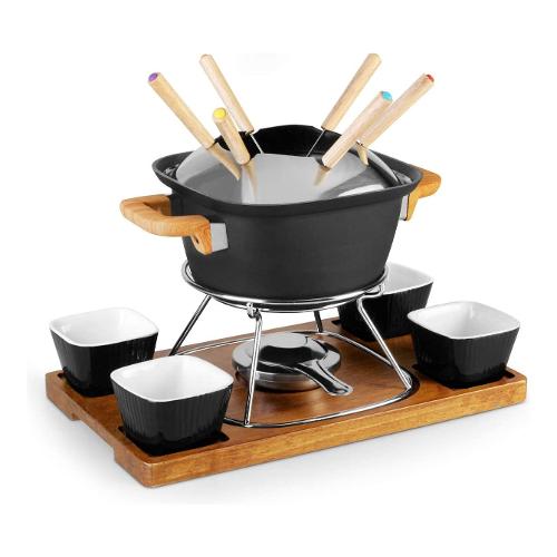 H&H Set fonduta Alluminio 15 pz Nero 9022900