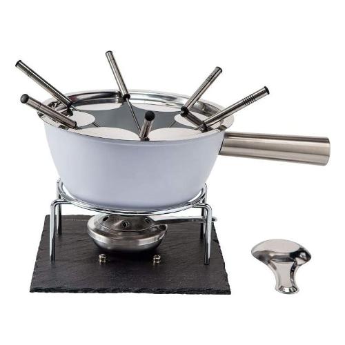 Brandani Set fonduta Antiaderente 10 pz GREY Grigio 53864