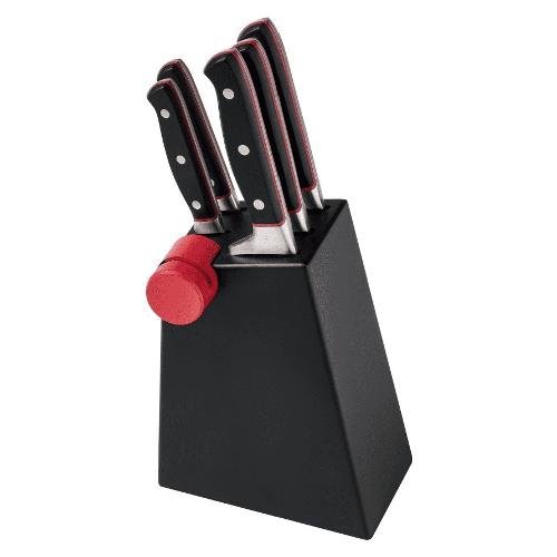 Set di 5 Coltelli da Cucina Professionali Acciaio Inox Coltello Cuoco  Tagliere Berlinger Haus Rosa I-Rose