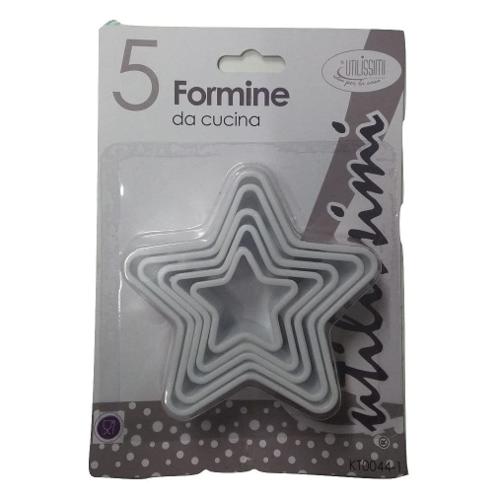 Gicos Set decoratori dolci 5 pz Stelle UTILISSIMI 704994