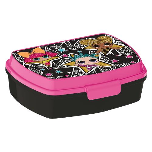 Ciao Porta merenda (15,5x12x5,5cm) LOL SURPRISE Nero e Fucsia 33757