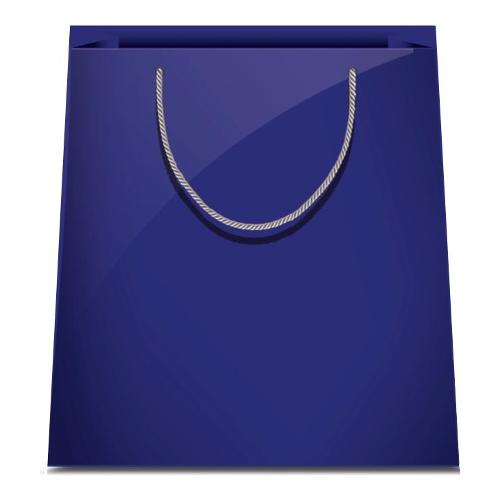 Marpimar Shopper regalo (18,5x10x23 cm) LUXURY Blu LX27
