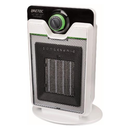 Imetec Termoventilatore COMPACT Eco ceramic Cfh1 100 White e Black 4033 2000W