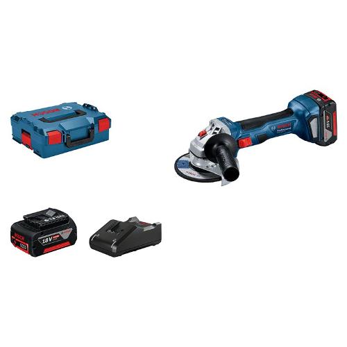Bosch Professional Smerigliatrice angolare batteria 18V 4Ah Gws 18V 7 06019H9005