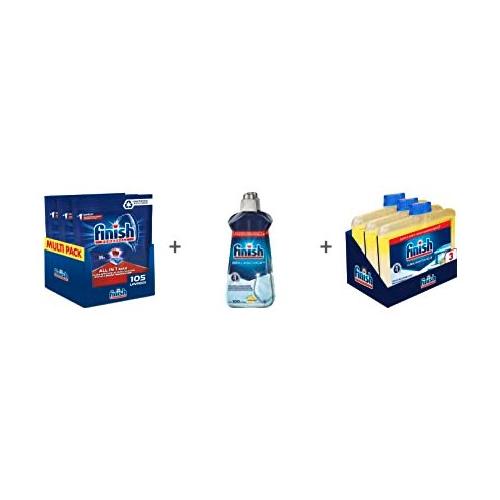 Electrolux Detergente pulizia lavastoviglie FINISH Kit Multipack