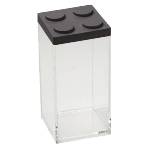 Omada Barattolo (1,5L) BRICK STORE Nero M6412NE