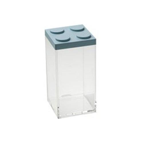 Omada Barattolo plastica (1,5Lt) BRICK STORE Azzurro polvere M6412AP