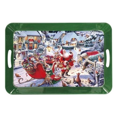 Brandani Vassoio natalizio Metallo (52x35cm) CHRISTMAS Multicolor 83227
