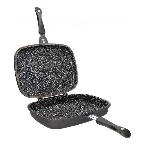 Tognana Bistecchiera Alluminio rettangolare doppia (30x22cm) SPHERA Nero WS758F1SPHA