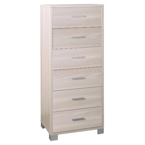 Sarmog QUADRANTE 771 Cassettiera 6 Cassetti Olmo chiaro (50cm)