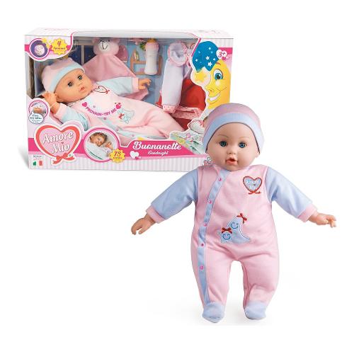 Grandi Giochi Bambola Buonanotte (45cm) AMORE MIO GG71304