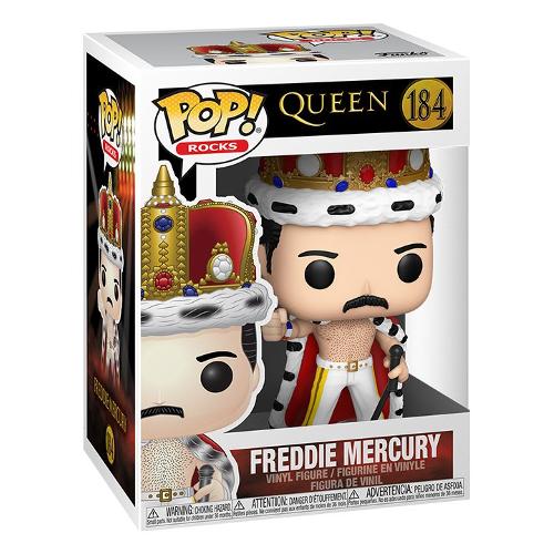 Funko POP ROCKS Queen Freddie Mercury King 184 50149