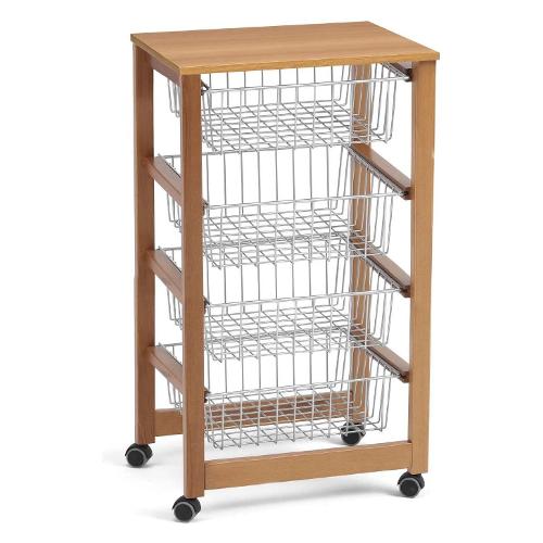 Arredamenti Italia GINGERONE Carrello porta vivande Ciliegio