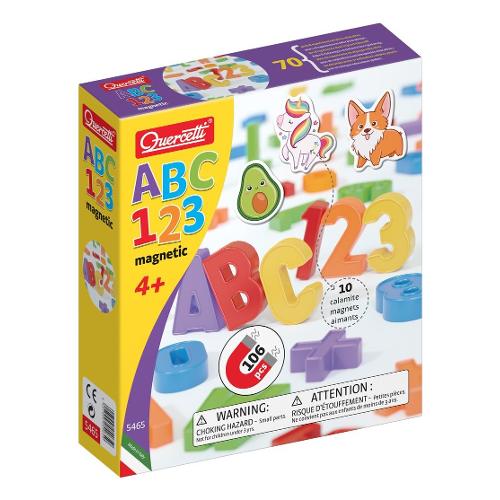 Quercetti Gioco educativo Abc 123 Magnetic 5465