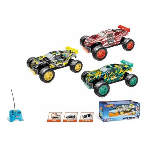 Mondo Gioco Radiocomando Rock Monster scala 1:24 HOT WHEELS Assortito 63339