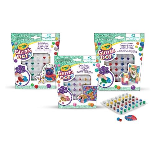 Crayola Glitter Dots 42 palline modellabili Assortito 04 1097