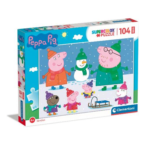 Clementoni Puzzle 104 pz Maxi 4a+ (48,5x33,5cm) PEPPA PIG 23752