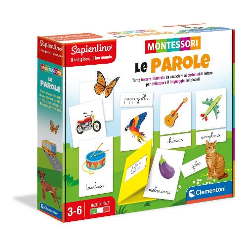 Clementoni Gioco educativo Le Parole MONTESSORI 16362