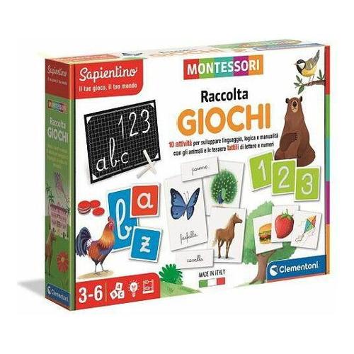 Gioco educativo MONTESSORI Raccolta Giochi 16357