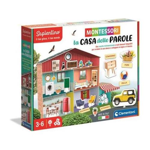 Clementoni Gioco educativo La Casa delle Parole MONTESSORI 16343