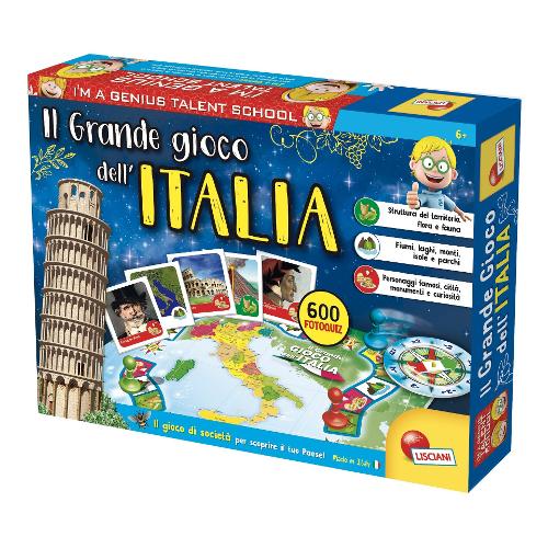 Lisciani Gioco educativo Grande Gioco Dell'Italia I'M A GENIUS 56453
