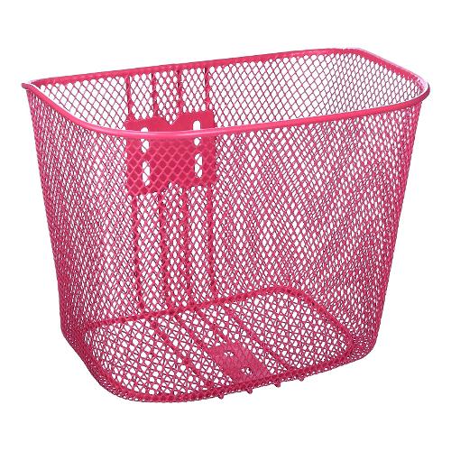 Bonin Cestino bici Anteriore 20 e 24 Rosa IVC461 Rete metallica verniciata. Attacchi non inclusi