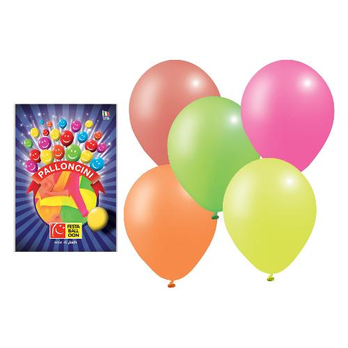 Ciao Set palloncini party Classici Colori assortiti fluo (26 cm) 33327 18 pz