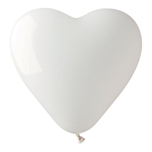 Ciao Set palloncini party Cuore Bianco 33325 14 pz