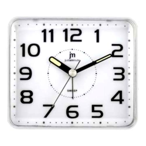 Lowell Sveglia JUSTAMINUTE Con funzione snooze Bianco JA7081B