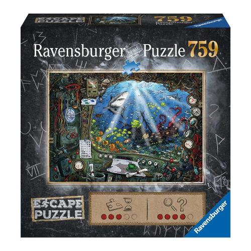 Ravensburger Puzzle 759 pz Sottomarino 12a+ (70x50cm) ESCAPE 19959