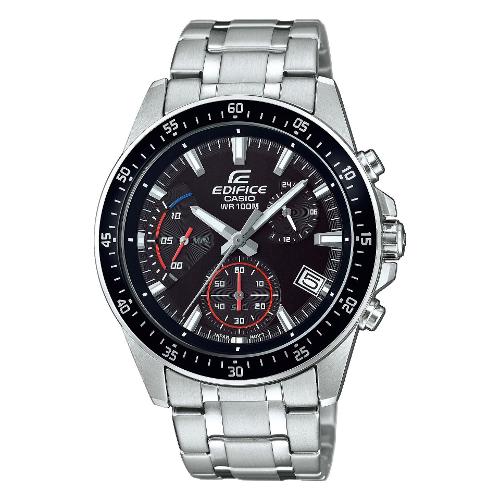 Casio Orologio EDIFICE Classic Black e Silver EFV 540D 1AVUEF