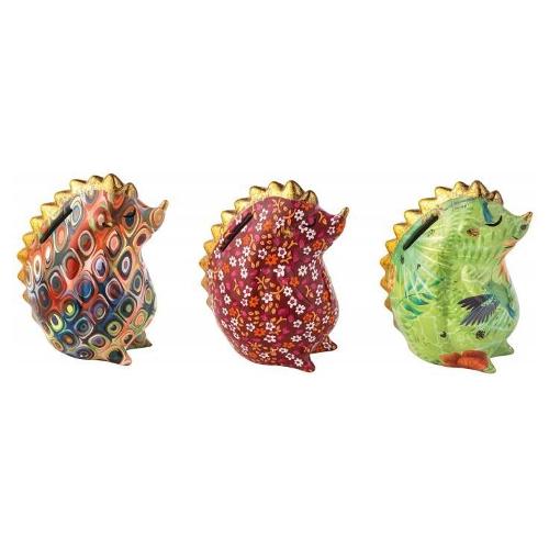 Brandani Salvadanaio Ceramica (7x12x12cm) Riccio Assortito 52236