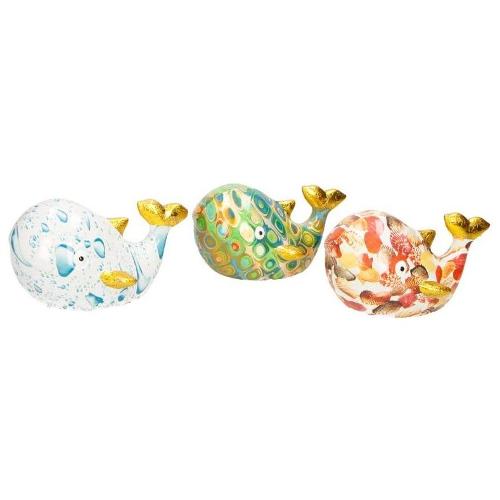 Brandani Salvadanaio Ceramica (13x9x8cm) Balena Assortito 52241