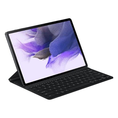 Samsung Custodia con tastiera Galaxy Tab S8+ S7+ e S7 Fe BOOK COVER KEYBOARD SLIM Black EF DT730BBEGIT