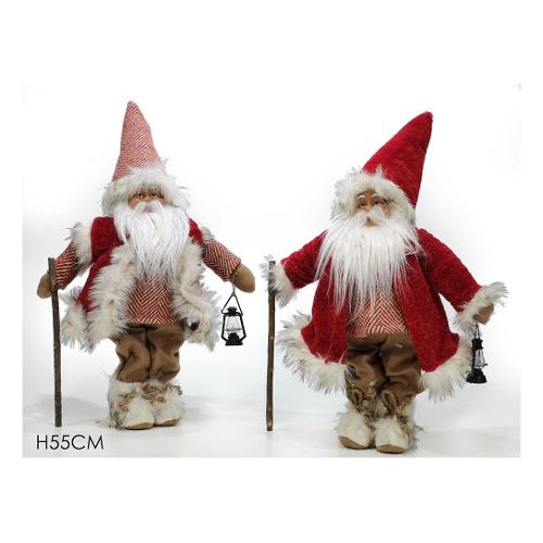 General Trade Babbo Natale con lanterna Assortito (55 cm) 410081