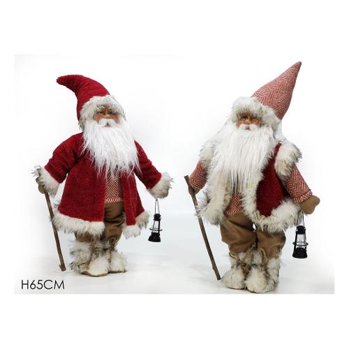 General Trade Babbo Natale con lanterna Assortito (65 cm) 410082