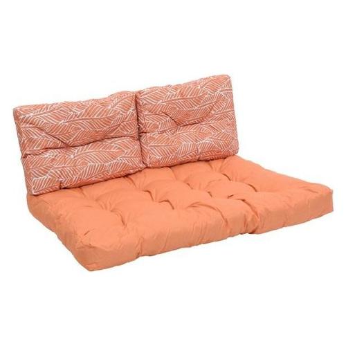 Amicasa Cuscino divano tessuto 2 posti Arancio 9878470