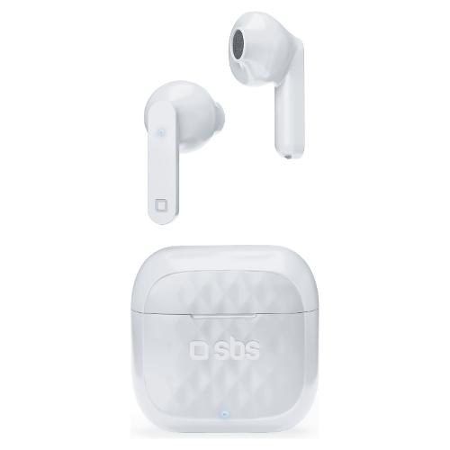 Sbs Auricolari microfono bluetooth AIR FREE Tws White TEEARAIRFREETWSBTW