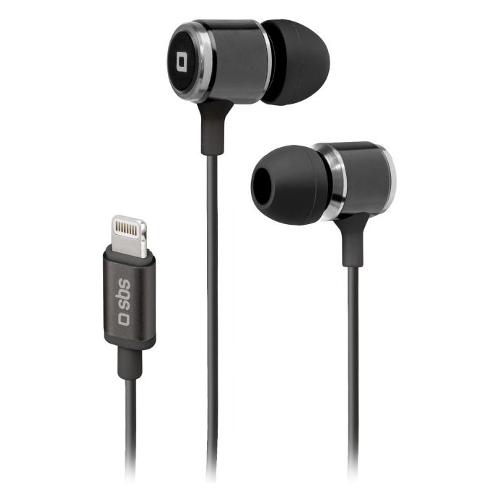 Sbs Auricolari microfono filo STUDIO MIX 100 Mfi Black TEINEARLIGHTK