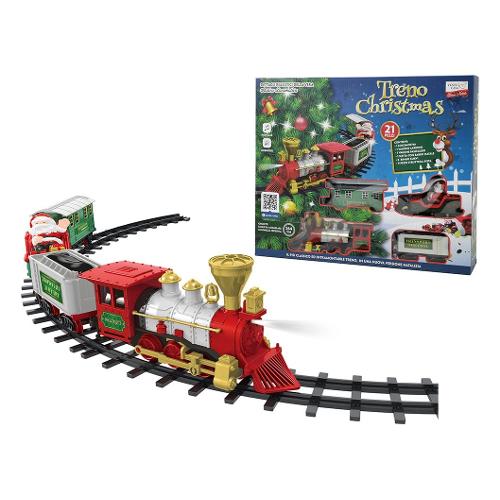 General Trade Pista treno Natalizio da Albero con Luci 107012