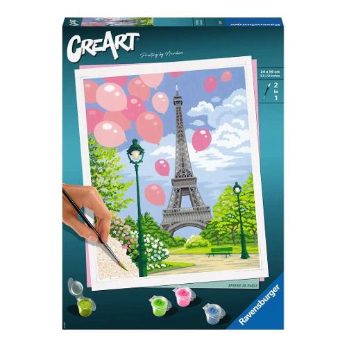 Ravensburger Set per dipingere Primavera a Parigi CREART 28992