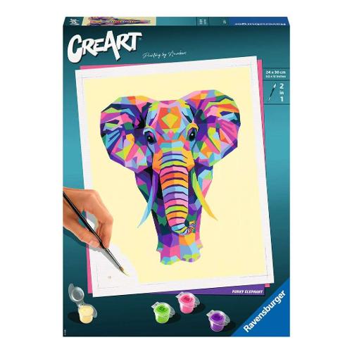 Ravensburger Set per dipingere Elefante CREART 28995